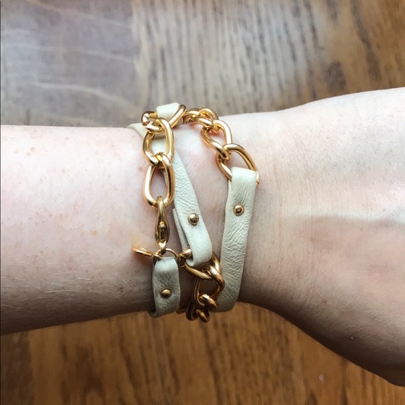 Gorjana cream & gold wrap bracelet ✨